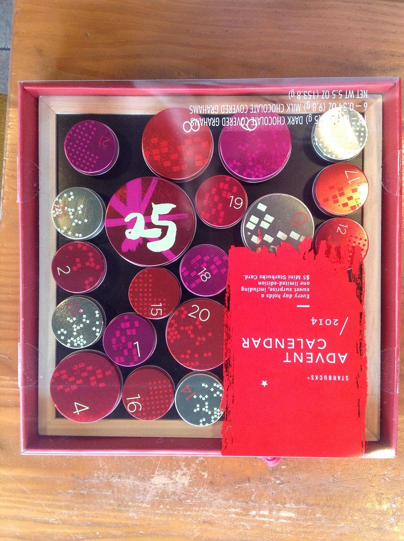 Anne s Odds and Ends: Starbucks Christmas Advent Calendar